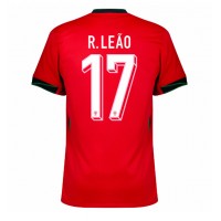 Camiseta Portugal Rafael Leao #17 Primera Equipación Eurocopa 2024 manga corta